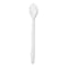 Amercareroyal Polypropylene Cutlery, Soda Spoon, 7.87 in., White, 1000PK P2303W - alternate 1